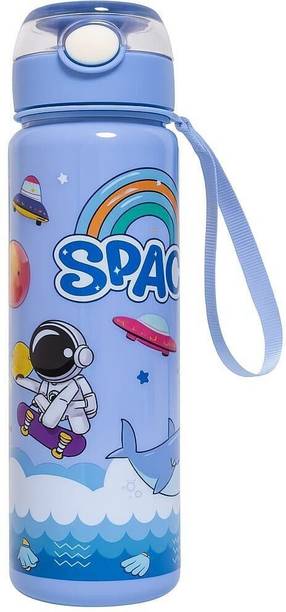 KSWE Water Bottle for Kids Girls & Boys | Cute Printed BPA Free Leakproof Bottle 900 ml Water Bottle
