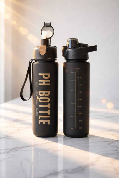 zakhirahub Fitness Hydration Stylish Leak-Proof 1000 ml Water Bottle