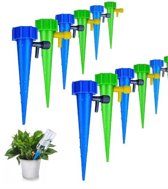 RIRO Drip Irrigation kit for Home Garden, Self-Watering Spikes for Plants 0.8 L Water Cane
