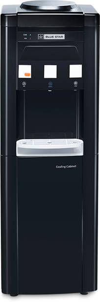 Blue Star BWD3FMRGA-B Bottled Water Dispenser with with Refrigerator 20 Liters storage capacity Durable & Sleek Design Low Power Consumption Environment Friendly 1Year Brand Warranty
