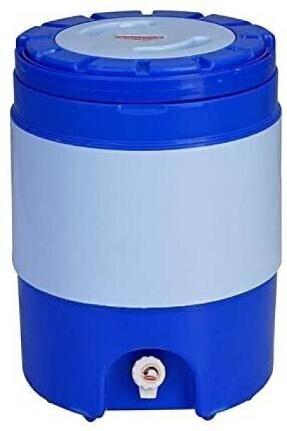 Vikram 20 Litre Cool/Chilled Water Jar Insulated Plastic Thermos Flask Dispenser Container with Tap Jug - Royal Blue Bottom Loading Water Dispenser