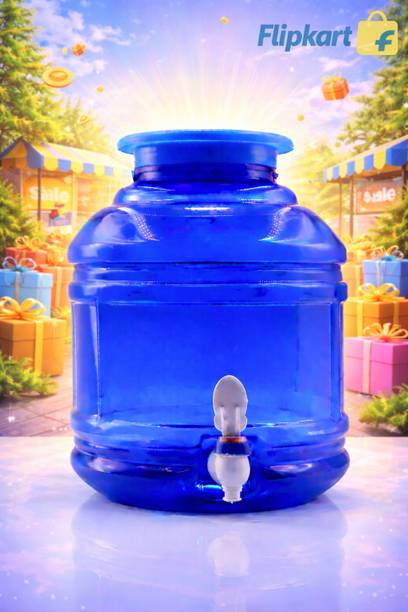 PLAMO Classic Matka 10 Litre - Blu 1000 ml Plastic Bottle