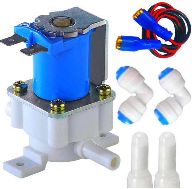 Aameria Copper Solenoid Valve(24VDC) 0.120psi For RO Water Purifier 1/4” Pipe Fitting SV Automatic Control Valves