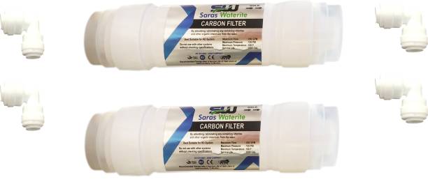 Saras Waterite Sediment &amp; Carbon Filter Compatible For Kent Water Purifier Solid Filter Cartridge