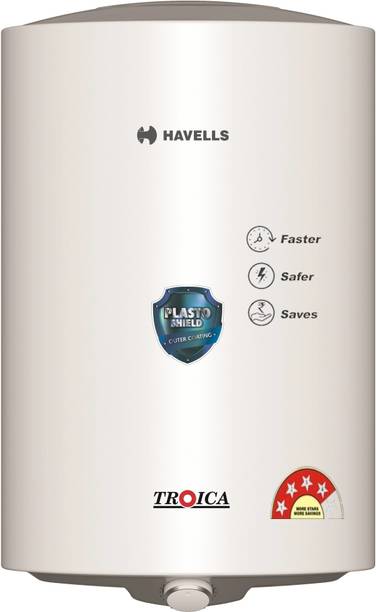 HAVELLS Troica 25 L Storage Water Geyser with Flexi Pipe