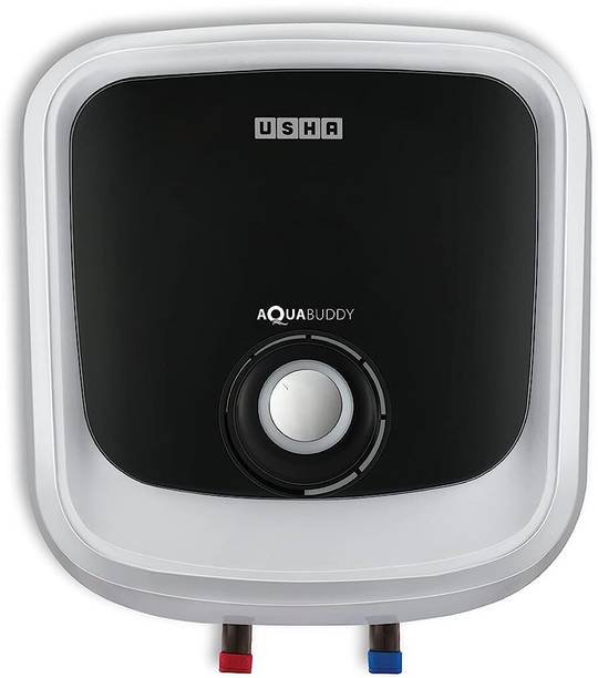 USHA SWH AQUABUDDY 15L WHITE BLACK 15 L Storage Water Geyser