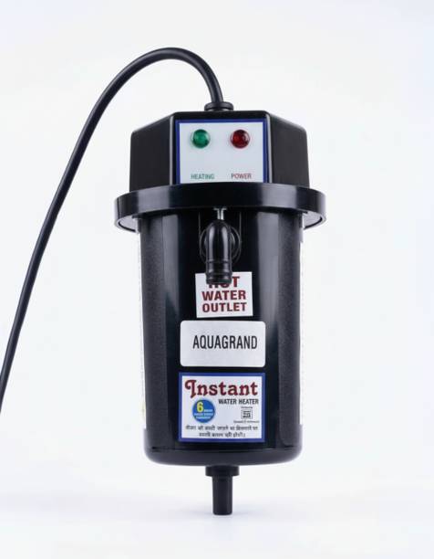 Aquagrand Portable Instant Water Geyser for Kitchen,Bathroom,Office,Restaurant 1 L Instant Water Geyser