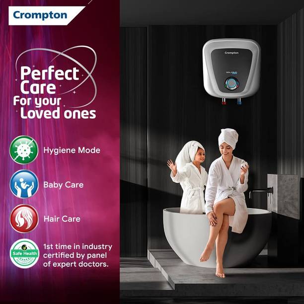 Crompton 25 L Storage Water Geyser (Pack of 3 Water Geyser, White)