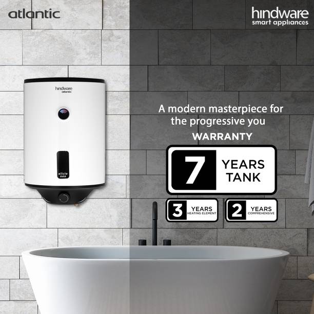 Hindware 15 L Storage Water Geyser (Elicio Neo, Black)