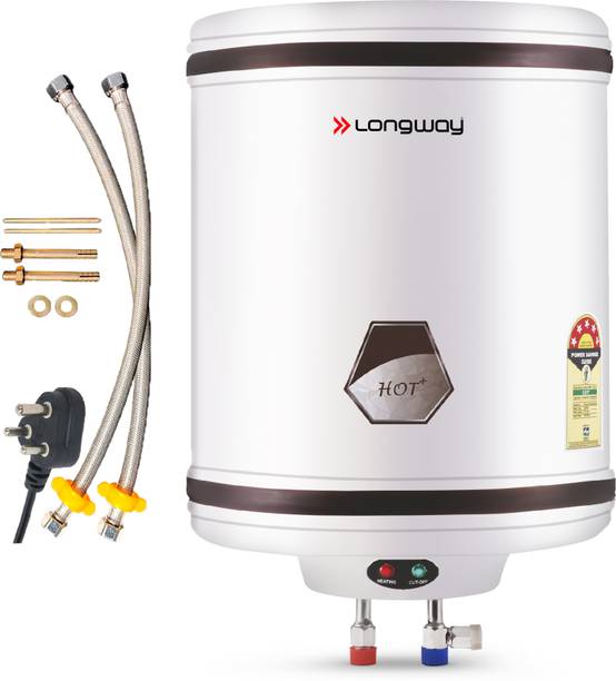 Longway Hotplus 15 L Storage Water Geyser | with Free Pipes