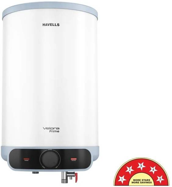 HAVELLS Velora Prime 15 Ltr Glasslined With 5 Year Warranty & Free Installation & Pipes 15 L Storage Water Geyser