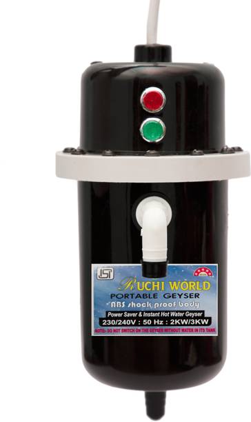 Ruchi World 1 L Instant Water Geyser (PORTABLE GEYSER)Useful for Kitchen 1 L Instant Water Geyser