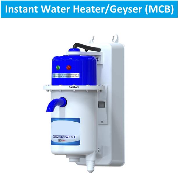 Sauran 1 L Instant Water Geyser (Portable Instant Water Heater/Mcb Geyser For Kitchen Bathroom (IWG23), Blue)