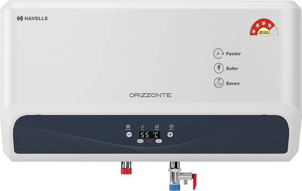 HAVELLS Orizzonte 15 L Storage Water Geyser | 4 Star BEE Energy Rating | Glassline Tanked