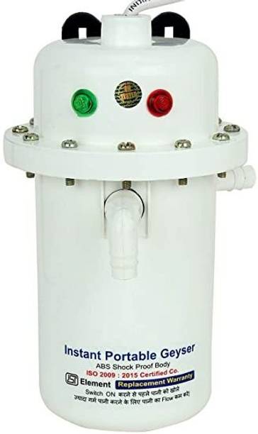 Minro Safe 1 L Instant Water Geyser (RE_Porable Instant Water heater/geyser Multicolor_101, White, Black, Grey)