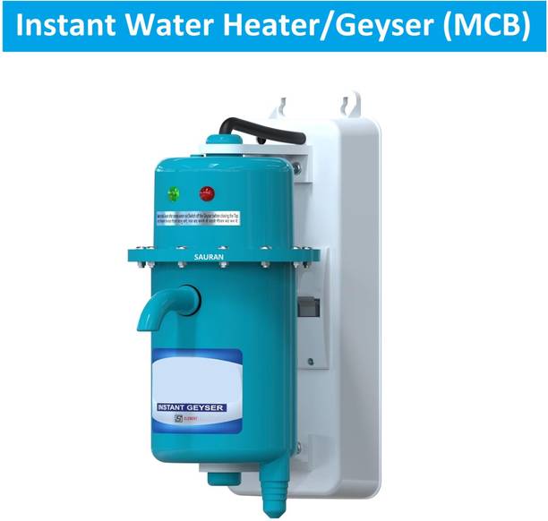 Sauran 1 L Instant Water Geyser (Portable Instant Water Heater/Mcb Geyser For Kitchen Bathroom (IWG22), Blue)