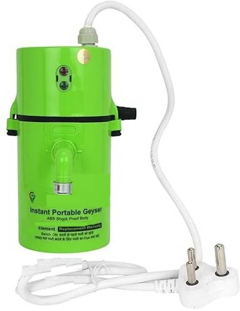 Priyank 1 L Instant Water Geyser (Auto Cut Off Portable Instant Water Geyser Kitchen,Bathroom,Hot water in 5 sec, Multicolor)