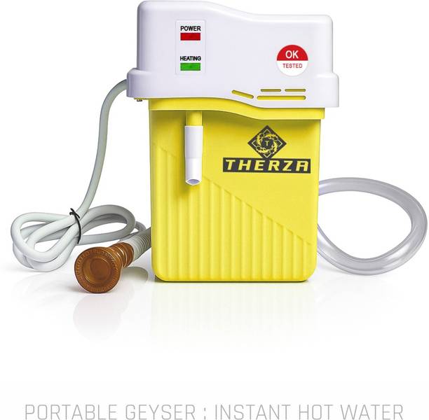 therza Portable for Kitchen, Bathroom & Outdoor Use 1 L Instant Water Geyser