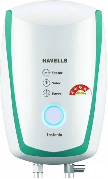 HAVELLS Instanio 10 L Storage Water Geyser | 4 Star BEE Energy Rating | Glassline Tanked