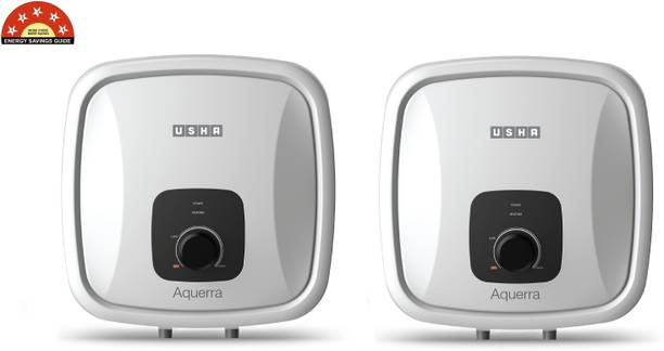 USHA Aquerra Pack of 2, 10 L Storage Water Geyser