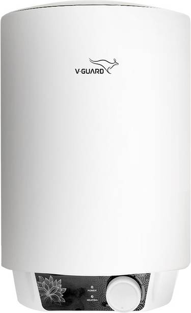 V-Guard Zio 25 L Storage Water Geyser BEE 5 Star Rating | Advanced 4 Layer Safety | Suitable for Hard Water