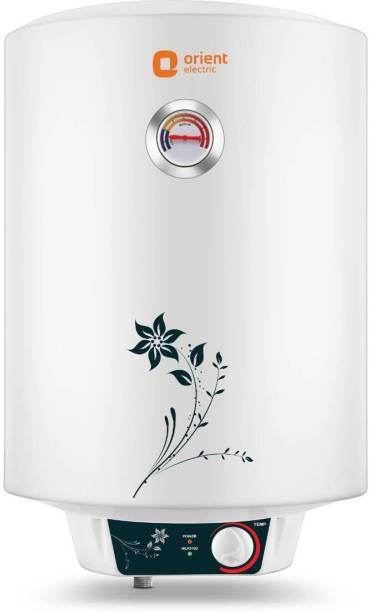Orient Electric 10 L Storage Water Geyser (URJA+ with Ultra-Diamond Glassline Technology , 4 star, White)