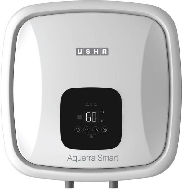 USHA AQUERRA SMART 25L 25 L Storage Water Geyser | 5 Star BEE Energy Rating | Glassline Coated Tank