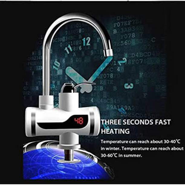 Rishikaenterprises 1L Instant Water Geyser Heater Electric Tab Warm Water Kitchen Heating Fast 13AP 1 L Instant Water Geyser