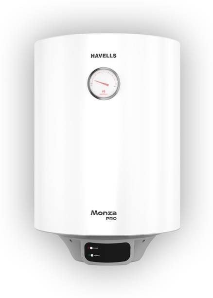 HAVELLS Monza 10 L Storage Water Geyser | 4 Star BEE Energy Rating | Glassline Tanked