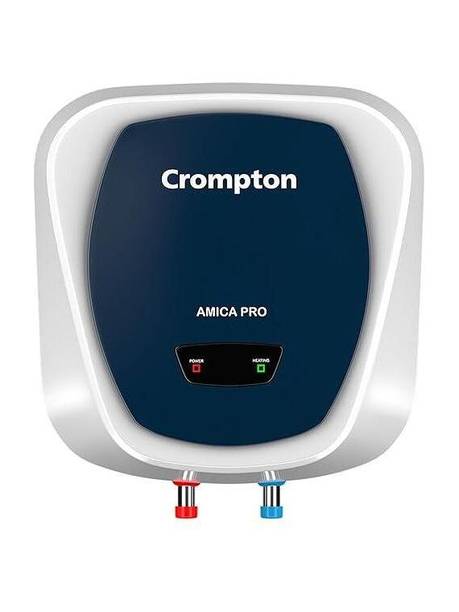 Crompton ASWH-5225 Amica Pro / SWAMPR5PV08S20C025 (AMICA PRO) 25 L Storage Water Geyser | 5 Star BEE Energy Rating | Glassline Tanked
