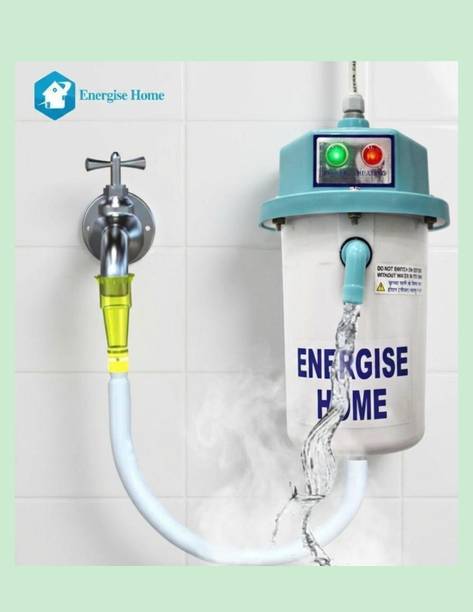 Energise home Instant Geyser 1 Litre | Compact Design | Overheat Protection | ISI Mark 1 L Instant Water Geyser