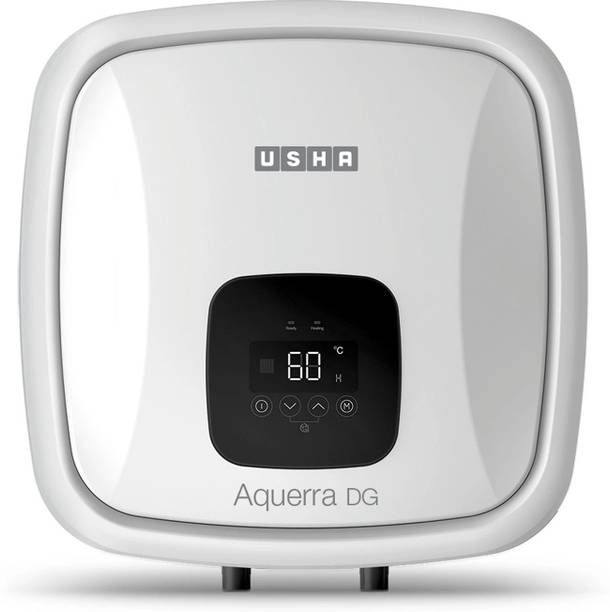 USHA AQUERRA DG 25L 25 L Storage Water Geyser | 5 Star BEE Energy Rating | Glassline Coated Tank