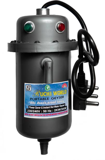 Ruchi World PORTABLE Instant Water Geyser (PORTABLE GEYSER)1 L Useful for Kitchen 1 L Instant Water Geyser