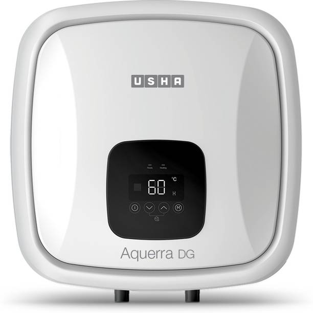 USHA AQUERRA DG 25L 25 L Storage Water Geyser | 5 Star BEE Energy Rating | Glassline Coated Tank