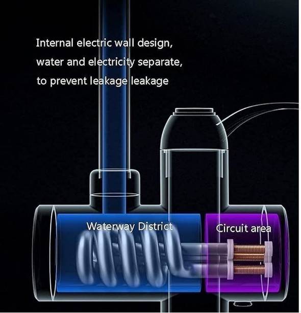AquaHeat RE-1Ltr Instant Tab Water Geyser Electric Tab Water_White Color(LZ-008TX)Tab-W21 1 L Instant Water Geyser