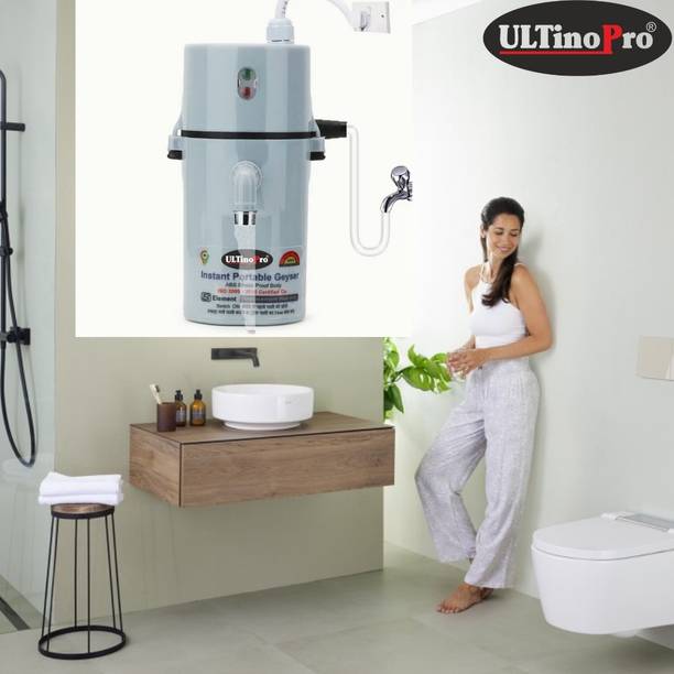 UltinoPro 1 L Instant Water Geyser (Electro-Meti Instant Mini Geyser, White)