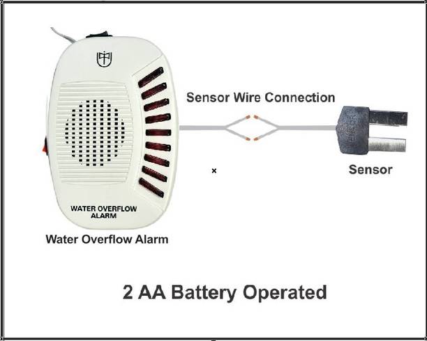 Aarav Enterprises Pyano Shape Water Overflow Alarm for Water Leak Water Leak Detector