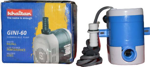 Khaitan Gini 60 Aquarium Pump Fountain Pump Submersible Water Pump
