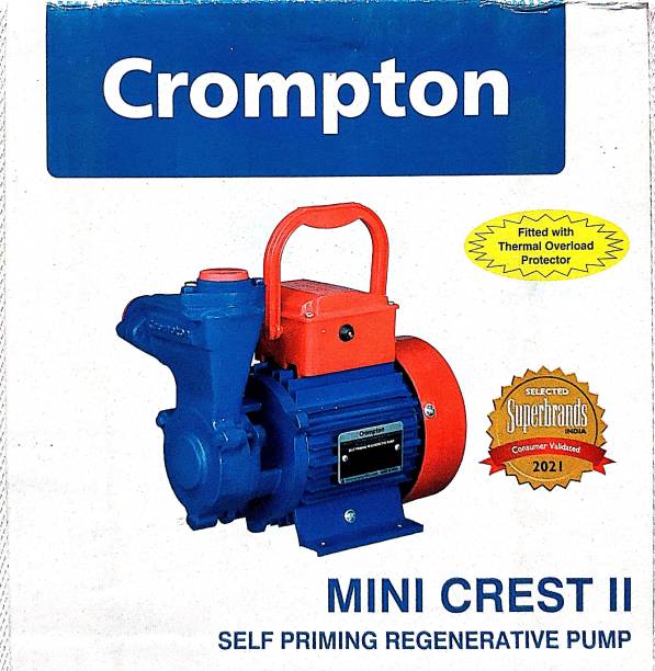 COMPTON MINI CREST II/ MINI CRUZ II / MINI CHROME II 0.5HP Centrifugal Water Pump