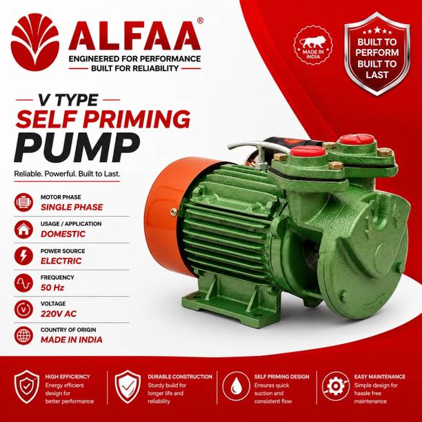 SHAKTHIPUMP V TYPE SELFPRIMING PUMP Centrifugal Water Pump