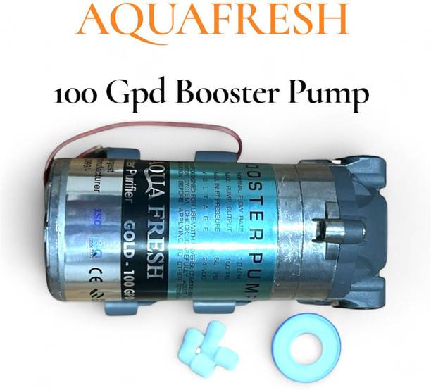 Aqua Fresh 100GPD 24V DC METAL BODY BOOSTER PUMP SUITABLE ALL BRANDED RO WATER FILTER Diaphragm Water Pump