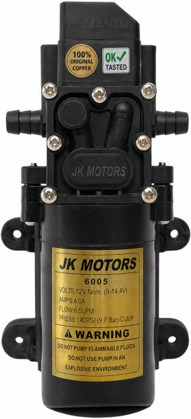 jkmotors EARTH 12V DC High Pressure Water Pump - 140 Psi Sprayer Machine Pump Motor Diaphragm Water Pump