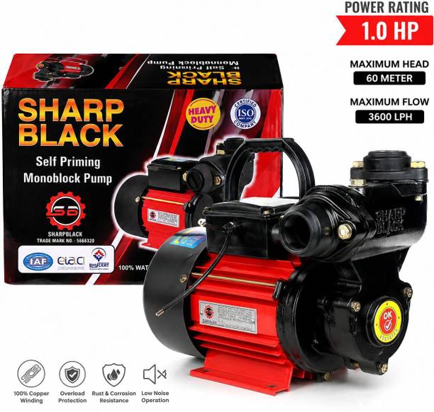 SHARP PELTO 1 HP Self Priming Monoblock Centrifugal Water Pump Centrifugal Water Pump