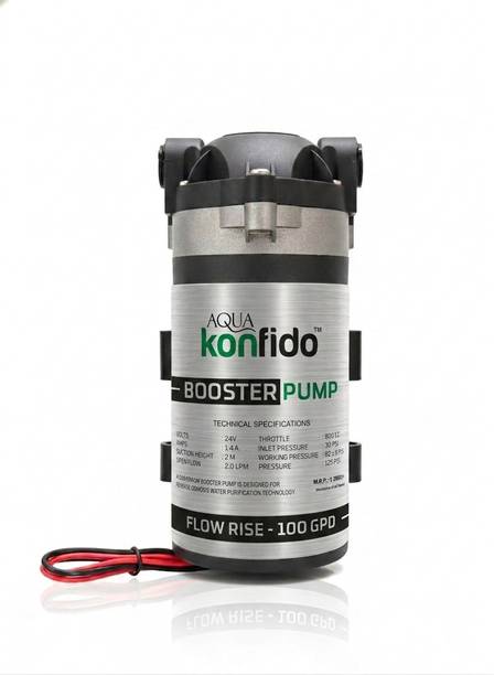 AQUA konfido 100GPD Ro Booster Pump|Noiseless|Copper Wilding Magnetic Water Pump