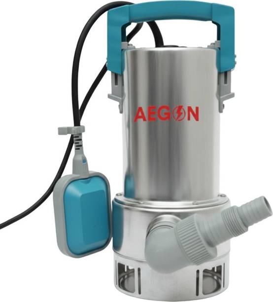 AEGON 1.5HP SewagePump Stainless Steel 230v, IPX8, Max Grain-35mm, 16000L/P, 2880RPM Submersible Water Pump