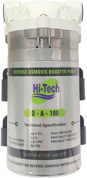 BALRAMA ALWAYS 100 gpd Imported Heavy Duty Pressure Booster RO Service Motor with Elbows and Teflon Tape Diaphragm Water Pump