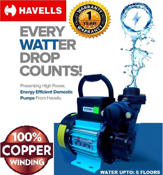 HAVELLS HYDRANT 100% COPPER HIGH POWER LOW ELECTRICITY BILL LONGER LIFE Centrifugal Water Pump