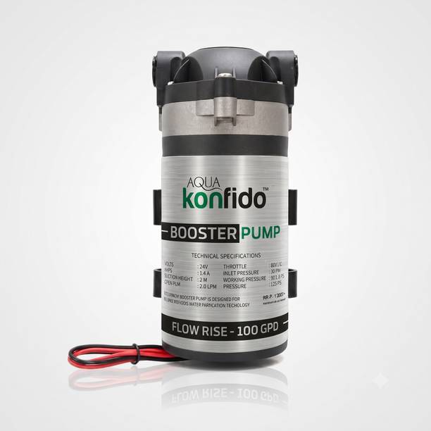 AQUA konfido 100GPD Ro Booster Pump|Noiseless|Copper Wilding Magnetic Water Pump