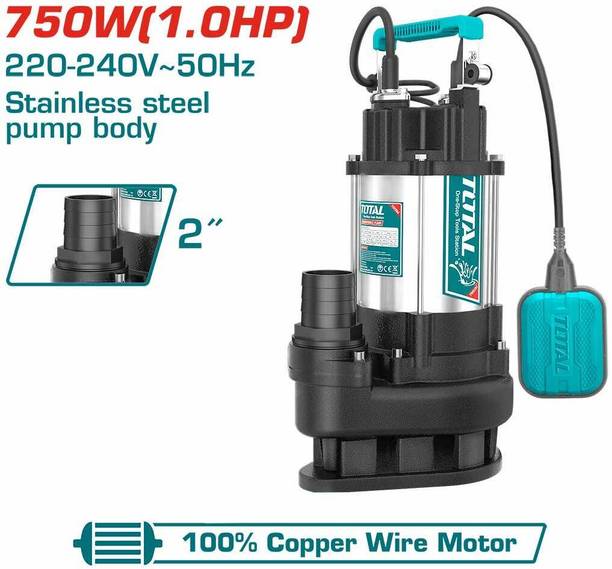 TOTAL 750W Submersible Sewage Water Pump -TWP775016 Submersible Water Pump