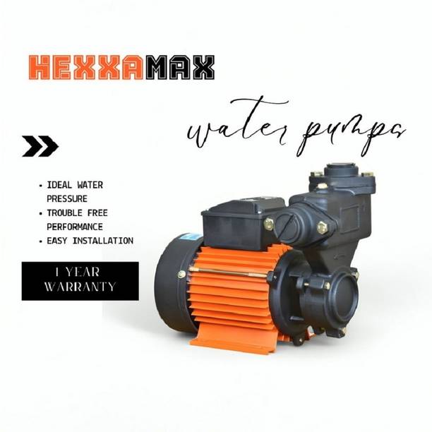 HEXXAMAX Residential Water Pump Singe Phase Motor Anti-Jam Wind Technology Best for Home Centrifugal Water Pump